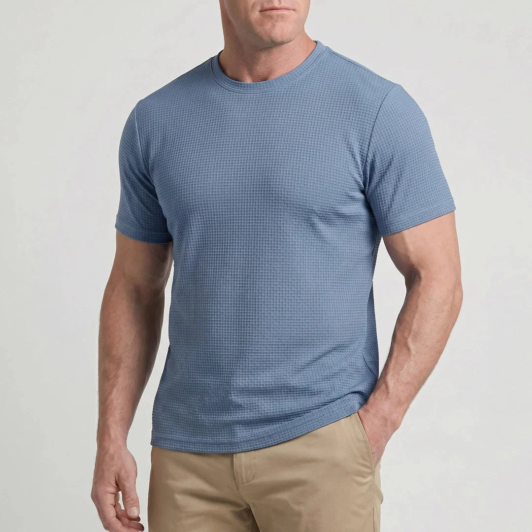 Arden - Tricou bărbătesc ultra confortabil cu guler rotund