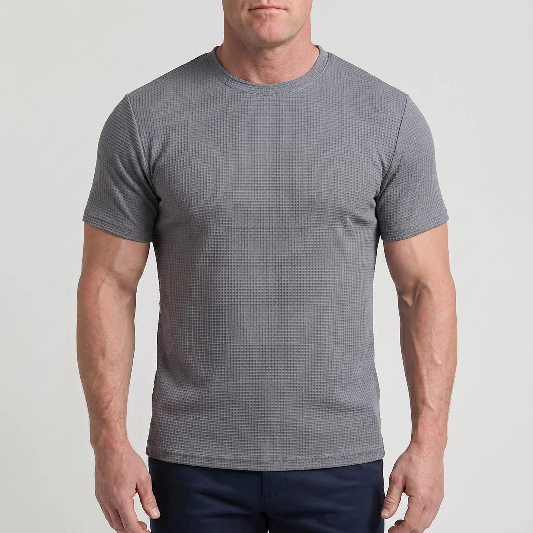 Arden - Tricou bărbătesc ultra confortabil cu guler rotund