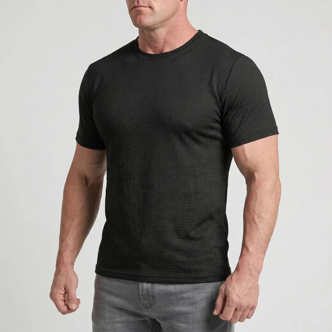 Arden - Tricou bărbătesc ultra confortabil cu guler rotund