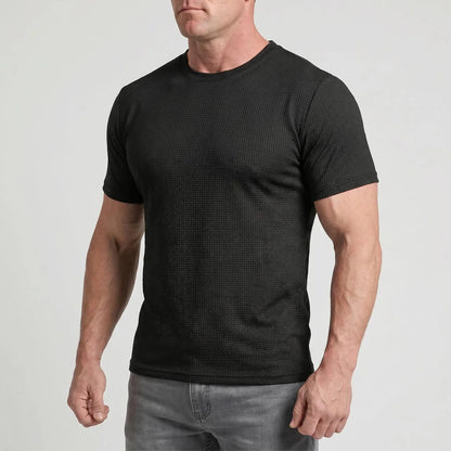 Arden - Tricou bărbătesc ultra confortabil cu guler rotund