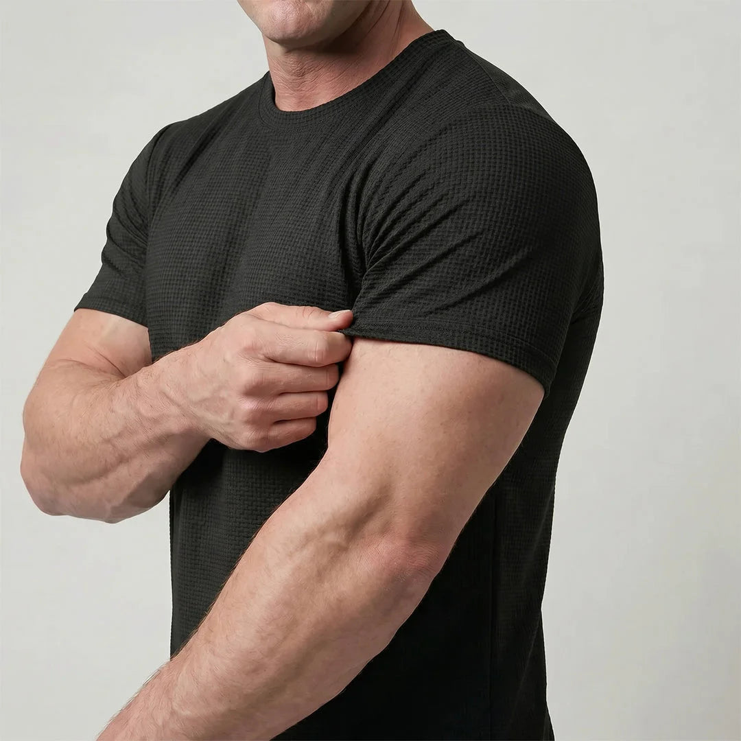 Arden - Tricou bărbătesc ultra confortabil cu guler rotund
